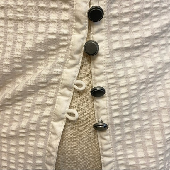 Anthropologie Maeve White Puff Sleeve Sweetheart Top Sz S - Picture 6 of 13